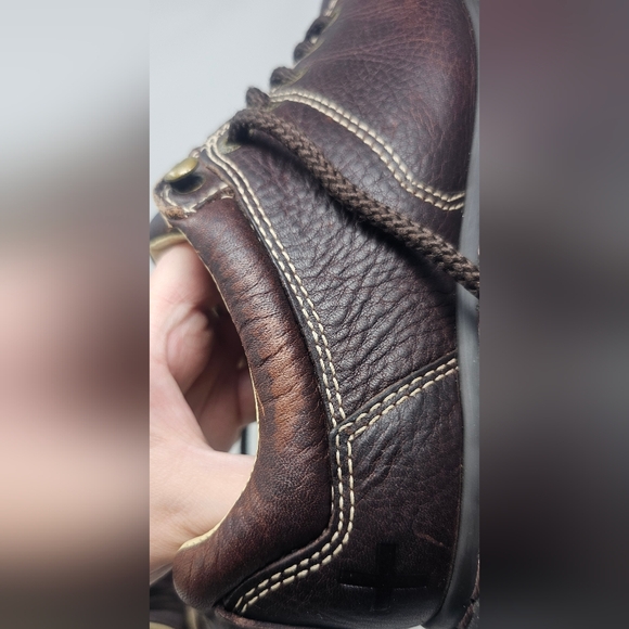 ***$OLD***Dr. Martens Oxford Brown Leather Low Top Shoes Size 7 Men 8 Women's - Picture 16 of 16
